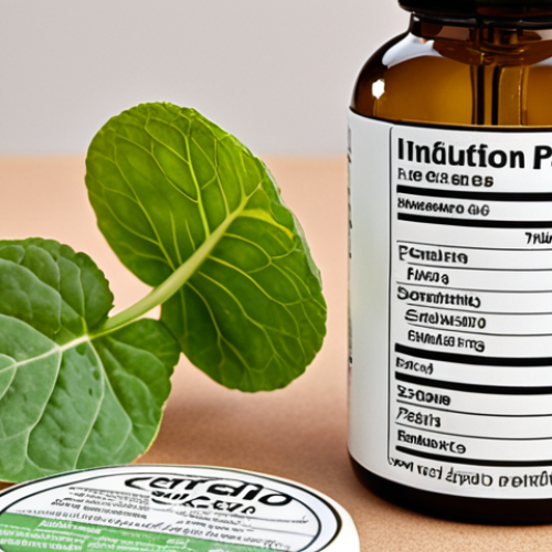 **Close-up of cosmetic ingredients with labels in Italian.** Focus on ingredients like "Centella Asiatica", "Acido Ialuronico", with a background suggesting a skincare laboratory or a natural setting.
